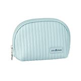 ライトブルー | 便携式 メイクポーチ 小物入れ PU | Miniministore