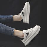 ブラック | 厚底スニーカー レディース 韓国風 | Miniministore