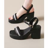 ブラック | レディース コンフォート チャンキーヒール | SUNSHINE CLOSET