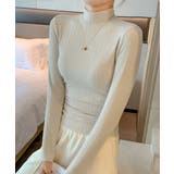 ベージュ | 無地インナー レディース カットソー | Miniministore