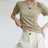 サンドベージュ | 無地Tシャツ 半袖 レディース 8色 | ANGELCLOSET