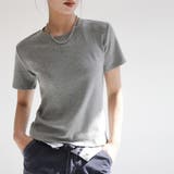 ライトグレー | 無地Tシャツ 半袖 レディース 8色 | ANGELCLOSET