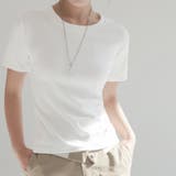 ホワイト | 無地Tシャツ 半袖 レディース 8色 | ANGELCLOSET
