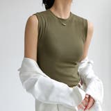 カーキ | ノースリーブ Tシャツ タンクトップ 夏 | Miniministore