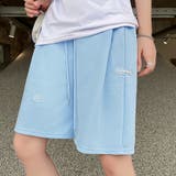 ライトブルー | スポーツパンツ レディース 夏 短パン | Miniministore