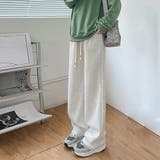 ミルキーホワイト | スウェットパンツ レディース 韓国 5色 | ANGELCLOSET