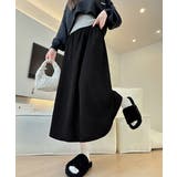 ブラック | フレアスカート ロングスカート Aライン | Miniministore