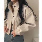 アイボリー | ショート丈ジャケット レディース 無地 | Miniministore