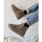 ブラウン | ムートンブーツ ブーツ モカシン 冬靴 | Miniministore