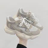 グレー | ダッドスニーカー レディース 韓国風 | Miniministore