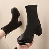 ブラック | ショートブーツ ブーティー ハイヒール | Miniministore