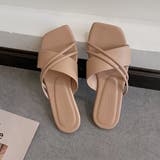 キャメル | フラットサンダル 美脚 スリッパ 夏 | SUNSHINE CLOSET