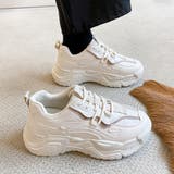 アイボリー | ダッドスニーカー レディース ボリューム | Miniministore
