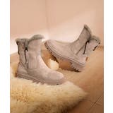 モカ | ファーブーツ 厚底 ショートブーツ 秋冬 | Miniministore