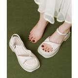 アイボリー | 厚底サンダル サマーサンダル レディース | Miniministore