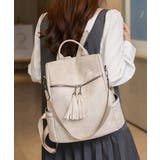 ベージュ | 大容量リュック PUレザーリュックサック | Miniministore