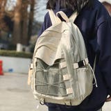 アイボリー | リュックサック 大容量 男女兼用 韓国風 | Miniministore