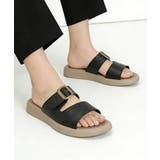 ブラック | ミュールサンダル 厚底サンダル 美脚夏靴 | Miniministore