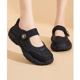 ブラック系2*甲レザー | 厚底メッシュスニーカー 通気性 軽量 | Miniministore