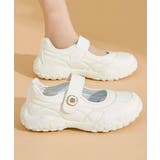 ホワイト系2*甲レザー | 厚底メッシュスニーカー 通気性 軽量 | Miniministore