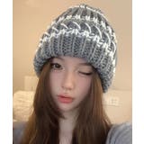 グレー | ニット帽 レディース 防寒帽子 韓国秋冬 | Miniministore