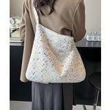 オフホワイト | トートバッグ レディース 英字ロゴ | Miniministore