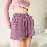 ラベンダー | ショートパンツ ハイウエスト美脚 韓国夏 | Miniministore
