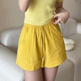 イエロー | ショートパンツ ハイウエスト美脚 韓国夏 | Miniministore