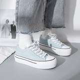 ブルー | スニーカー レディース 厚底 | Miniministore