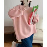 ピンク | ニットセーター カラーニット 長袖 秋冬 | Miniministore