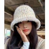 アイボリー | ニット バケットハット 暖かい帽子 秋冬 | Miniministore