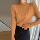 オレンジ | 長袖 ニットセーター レディース レース | SUNSHINE CLOSET