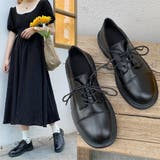 ブラック | ドレスシューズ レースアップ レディース | Miniministore