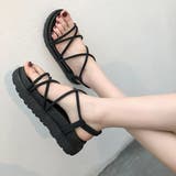 ブラック | サンダル レディース 夏 | Miniministore