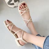 アイボリー | ストラップサンダル レディース 夏 美脚 | SUNSHINE CLOSET