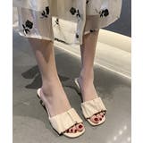 アイボリー | ミュールサンダル レディース 春夏 | Miniministore