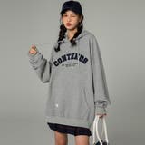 グレー | パーカー ワッフル素材 レディース 韓国 | SUNSHINE CLOSET