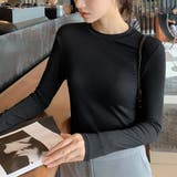 ブラック | 長袖Tシャツ 無地 レディース トップス | SUNSHINE CLOSET
