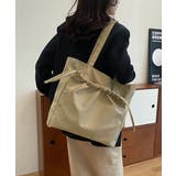 ベージュ | トートバッグ 大容量 A4 肩掛けバッグ | Miniministore