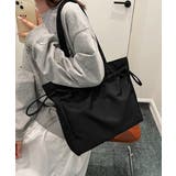 ブラック | トートバッグ 大容量 A4 肩掛けバッグ | Miniministore