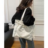 ホワイト | トートバッグ 大容量 A4 肩掛けバッグ | Miniministore