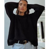 ブラック | ニットセーター レディース 長袖 秋冬 | SUNSHINE CLOSET
