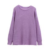 パープル | ニットセーター レディース 長袖 秋冬 | SUNSHINE CLOSET