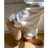 キャメル | 厚底ムートンブーツ ルームブーツ 保温 | Miniministore