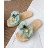 ミント | リボンサンダル レディース スリッパ | Miniministore