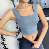 ブルー | スポーツブラ レディース ブラトップス | Miniministore