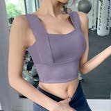 パープル | スポーツブラ レディース ブラトップス | Miniministore