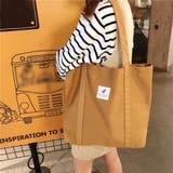 キャメル | トートバッグ キャンバスバッグ 大容量 | Miniministore