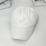 ホワイト | 帽子 レディース キャップ 刺しゅう入り | Miniministore