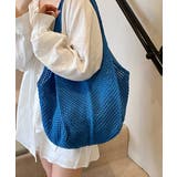 ダークブルー | ニットバッグ トートバッグ レディース | Miniministore